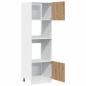 Preview: Mikrowellenschrank Artisan-Eiche 60x57x207 cm Holzwerkstoff