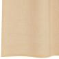 Preview: Voile Vorhänge mit Schlaufen 2 Stk. Sandfarbe 140x175 cm