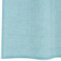 Preview: Voile Vorhänge mit Schlaufen 2 Stk. Türkis 140x140 cm