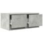 Preview: TV-Schrank Betongrau 60x31x25,5 cm Holzwerkstoff