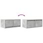 Preview: TV-Schrank Betongrau 60x31x25,5 cm Holzwerkstoff