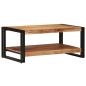 Preview: Couchtisch 90x50x38 cm Massivholz Akazie