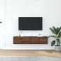 Preview: TV-Schränke 2 Stk. Braun Eichen-Optik 60x31x25,5 cm
