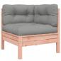 Preview: Garten-Ecksofa mit Kissen Massivholz Douglasie