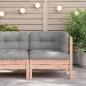 Preview: Garten-Ecksofa mit Kissen Massivholz Douglasie