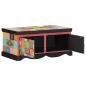 Preview: Couchtisch Mehrfarbig 90x50x40 cm Massivholz Mango