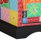 Preview: Couchtisch Mehrfarbig 90x50x40 cm Massivholz Mango