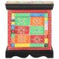 Preview: Nachttisch 2 Stk. Mehrfarbig 40x35x45 cm Massivholz Mango