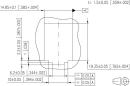 Preview: Metz Connect 1309300301-E E-DAT subway 3 Port GB2, perlweiß
