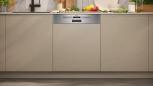 Preview: Neff S145ECS15E N50 Vollintegrierter Geschirrspüler, 60 cm breit, 14 Maßgedecke, AquaStop, Kindersicherung, 6 Programme, Flex Besteckschublade, Home Connect, Edelstahl