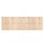 Preview: Wand-Kopfteil 185x3x60 cm Massivholz Kiefer