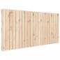 Preview: Wand-Kopfteil 140x3x60 cm Massivholz Kiefer
