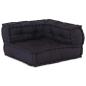 Preview: Pouf Modular Anthrazit 140x70x36 cm Stoff