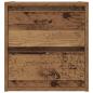 Preview: Wand-Nachttische 2 Stk. Altholz-Optik 38x34x40 cm