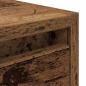 Preview: Wand-Nachttische 2 Stk. Altholz-Optik 38x34x40 cm