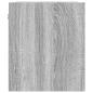 Preview: Wand-Nachttisch Grau Sonoma 38x34x40 cm