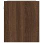 Preview: Wand-Nachttisch Braun Eichen-Optik 38x34x40 cm