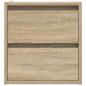 Preview: Wand-Nachttische 2 Stk. Sonoma-Eiche 38x34x40 cm