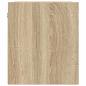 Preview: Wand-Nachttische 2 Stk. Sonoma-Eiche 38x34x40 cm