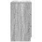 Preview: Nachttische mit 3 Schubladen 2 Stk. Grau Sonoma 39x35x65 cm