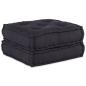 Preview: ARDEBO.de - Pouf Modular Anthrazit 70x70x36 cm Stoff