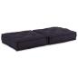 Preview: Pouf Modular Anthrazit 70x70x36 cm Stoff