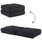 Preview: Pouf Modular Anthrazit 70x70x36 cm Stoff