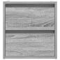 Preview: ARDEBO.de - Wand-Nachttische 2 Stk. Grau Sonoma 38x34x40 cm