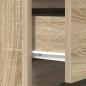 Preview: Nachttische mit 3 Schubladen 2 Stk. Sonoma-Eiche 39x35x65 cm