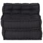 Preview: Pouf Modular Anthrazit 70x70x54 cm Stoff