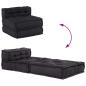 Preview: Pouf Modular Anthrazit 70x70x54 cm Stoff