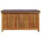 Preview: Outdoor-Kissenbox 113x50x60,5 cm Massivholz Akazie