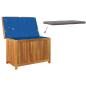 Preview: Outdoor-Kissenbox 90x50x60,5 cm Massivholz Akazie