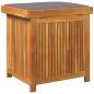 Preview: Outdoor-Kissenbox 60x50x61 cm Massivholz Akazie