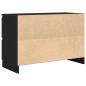 Preview: TV-Schrank Schwarz 80x35x54 cm Holzwerkstoff