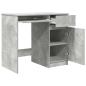 Preview: Schreibtisch Betongrau 86x49x76 cm Holzwerkstoff