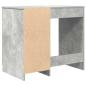 Preview: Schreibtisch Betongrau 86x49x76 cm Holzwerkstoff
