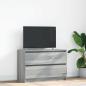 Preview: ARDEBO.de - TV-Schrank Grau Sonoma 80x35x54 cm Holzwerkstoff