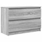 Preview: TV-Schrank Grau Sonoma 80x35x54 cm Holzwerkstoff