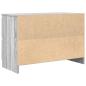 Preview: TV-Schrank Grau Sonoma 80x35x54 cm Holzwerkstoff