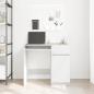 Preview: Schreibtisch Weiß 86x49x76 cm Holzwerkstoff