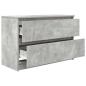 Preview: TV-Schrank Betongrau 80x35x54 cm Holzwerkstoff
