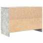 Preview: TV-Schrank Betongrau 80x35x54 cm Holzwerkstoff