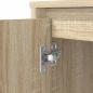 Preview: Schreibtisch Sonoma-Eiche 120x42x76 cm Holzwerkstoff