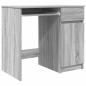 Preview: Schreibtisch Grau Sonoma 86x49x76 cm Holzwerkstoff