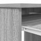 Preview: Schreibtisch Grau Sonoma 86x49x76 cm Holzwerkstoff