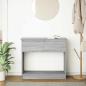 Preview: Konsolentisch mit Schubladen Grau Sonoma 85,5x38,5x74,5 cm