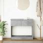 Preview: Konsolentisch mit Schubladen Betongrau 85,5x38,5x74,5 cm