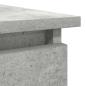 Preview: Konsolentisch mit Schubladen Betongrau 85,5x38,5x74,5 cm