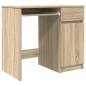 Preview: Schreibtisch Sonoma-Eiche 86x49x76 cm Holzwerkstoff